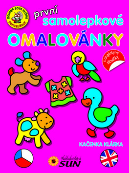 První samolepkové omalovánky