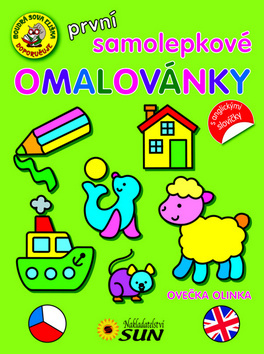 První samolepkové omalovánky