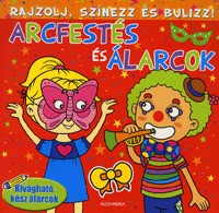 Rajzolj, színezz és bulizz! - Arcfestés és álarcok (piros)