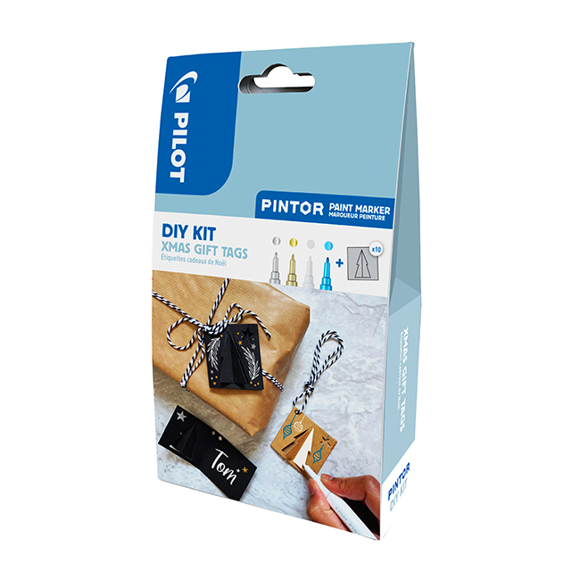 Pilot Pintor Sada Akrylový popisovač 4 ks, (F) tenký hrot, visačky