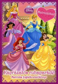 Disney Hercegnők: Káprázatos ruhaparádé Matricás f
