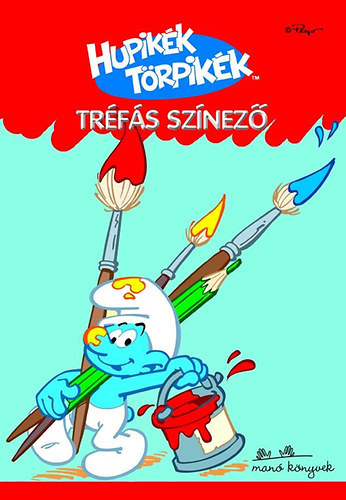 Hupikék törpikék - Tréfás színező