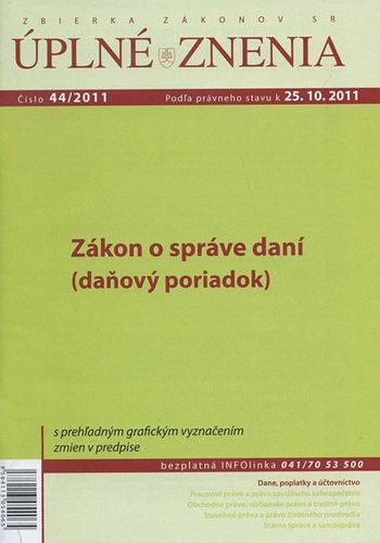 Úplné znenia 44 2011