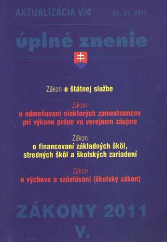 Zákony 2011 V. aktualizácia V 4 - Zákon o štátnej správe