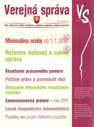Verejná správa 12-13 2011