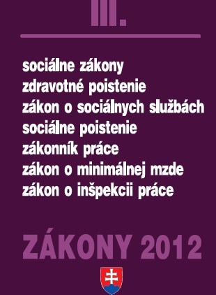 Zákony 2012 III
