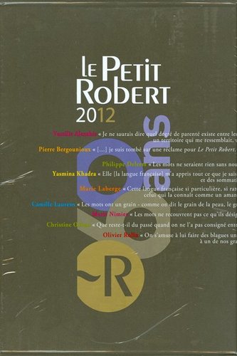 Le Petit Robert 2012 Coffret