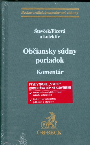 Občiansky súdny poriadok. Komentár.