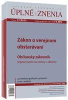Úplné znenia 17 2012 - Zákon o verejnom obstarávaní