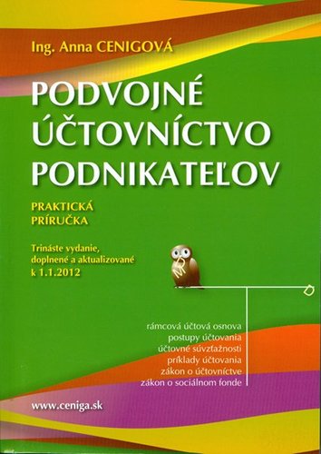 Podvojné účtovníctvo podnikateľov, 13. vydanie k 1.1.2012