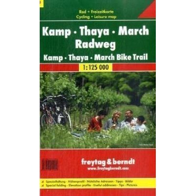 Kamp - Thaya - March - Radweg cyklomapa 1:125 000 RK 9 FB