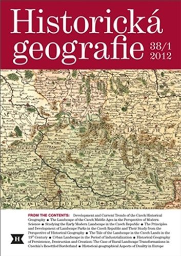 Historická geografie 38 1 2012