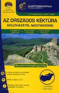 Az országos Kéktúra 1:40000, 1:60000 -Turistatérkép