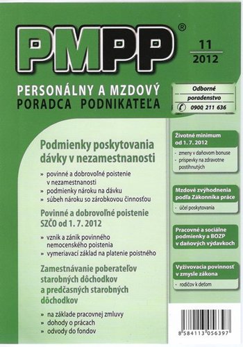 Personálny a mzdový poradca podnikateľa 11 2012