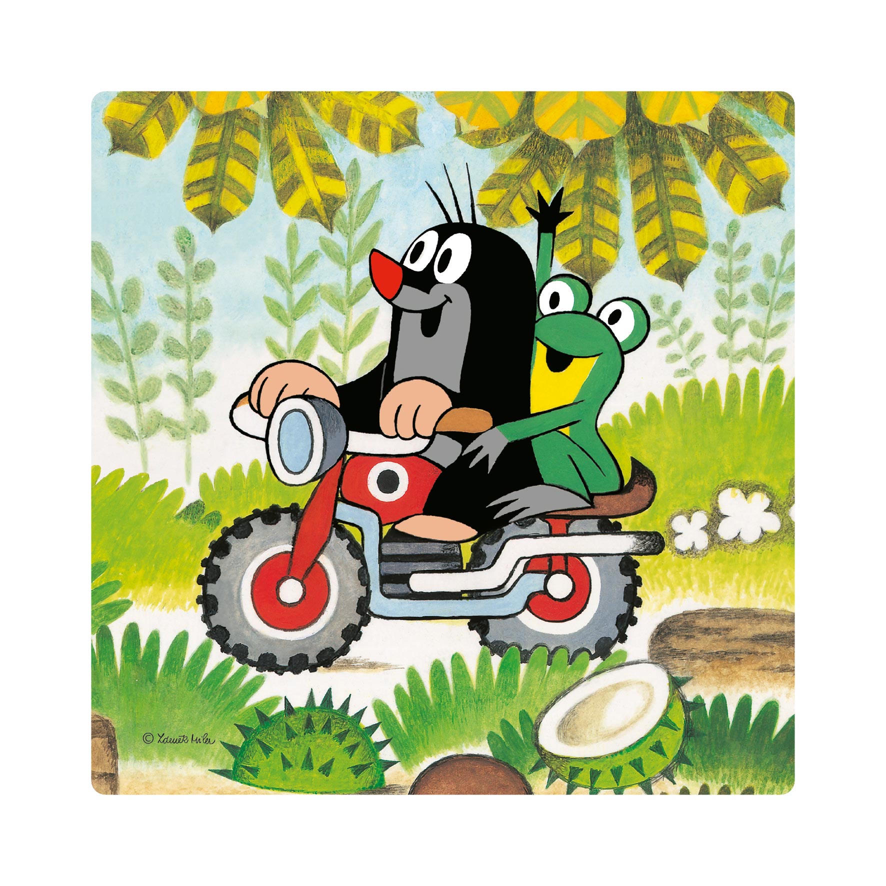 Puzzle Krtko na lúke 3-5 baby Dino