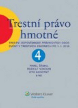 Kniha Trestní právo hmotné, 4. díl