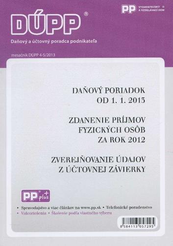 Daňový a účtovný poradca podnikateľa 4-5 2013