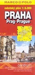 Praha 1:6000 městský plán