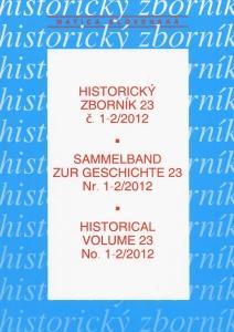 Historický zborník 23 č. 1-2 2012