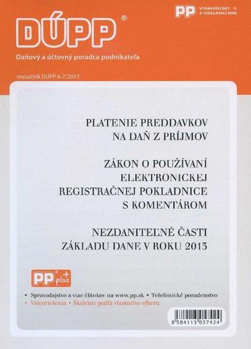 Daňový a účtovný poradca č. 6-7 2013