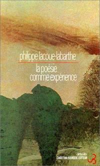 La poésie comme expérience
