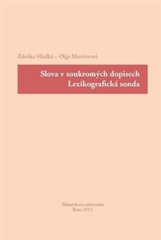 Slova v soukromých dopisech: lexikografická sonda