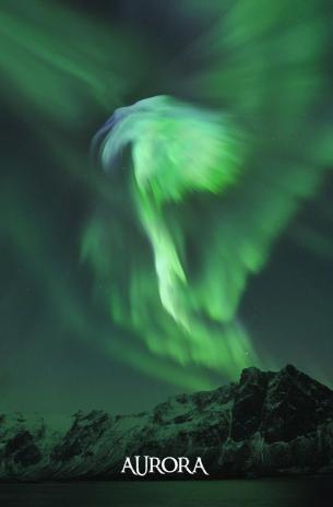 (B) 3D pohľadnica Aurora