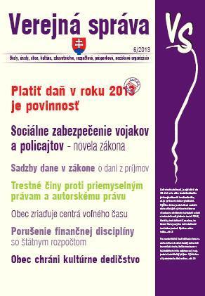 Verejná správa 6 2013
