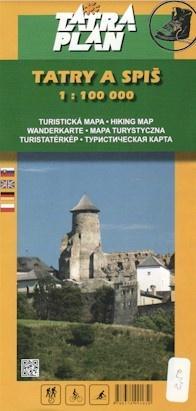 Tatry a Spiš 1:100 000 mapa