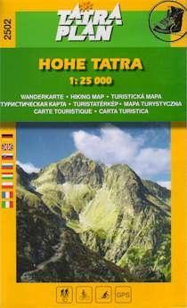 Hohe Tatra 1:25 000 mapa