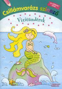Csillámvarázs színező:Vízitündérek