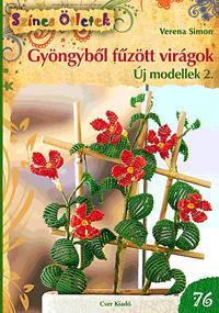 Gyöngyből fűzött virágok