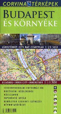 Budapest és környéke - Várostérkép