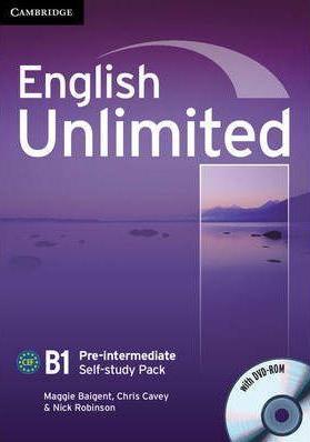 Kniha English Unlimited B1 Pre-intermediate Workbook + DVD-ROM - Kolektív autorov