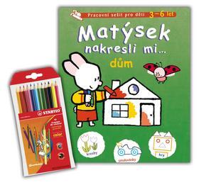 Matýsek nakresli mi...dům + pastelky