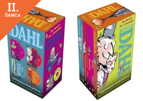 Lacná kniha Roald Dahl: 4 book and CD set