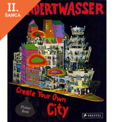 Lacná kniha Hundertwasser Create You Own City Sticker Book