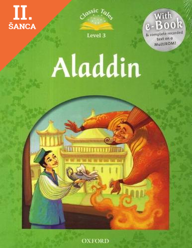 Lacná kniha Aladdin + CD