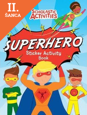 Lacná kniha Superhero Sticker Book