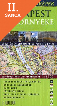 Lacná kniha Budapest és környéke - Várostérkép
