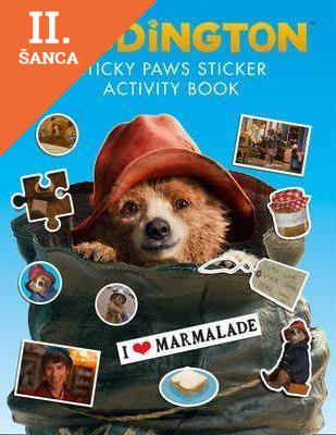 Lacná kniha Paddington Sticky Paws Sticker Collection