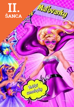 Lacná kniha Barbie Odvážna princezná Maľovanky