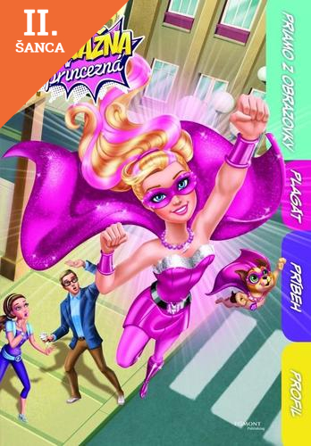 Lacná kniha Barbie-Odvážna princezná - Knižka s plagátom