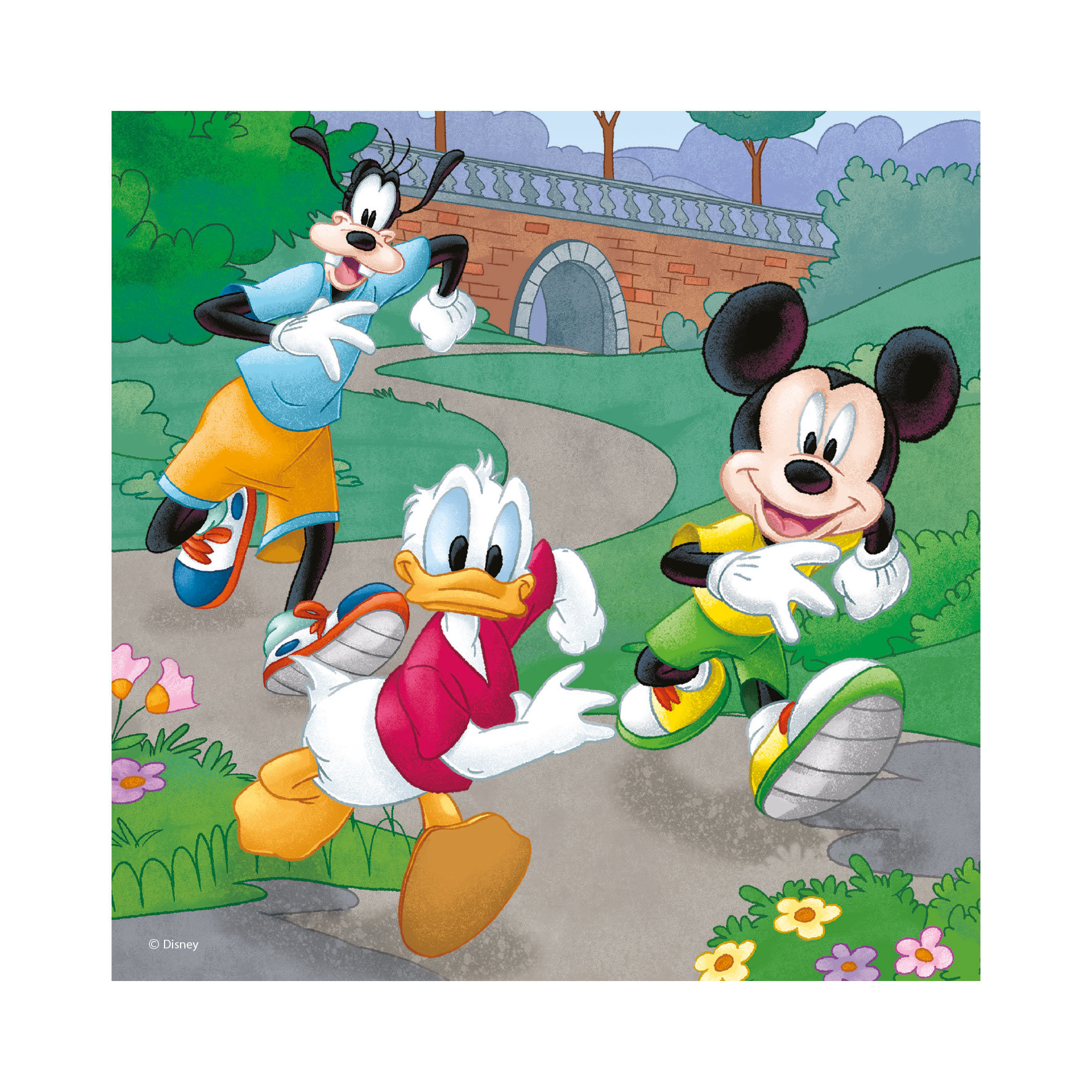 Puzzle Mickey a Minnie 3x55 Dino