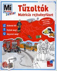 Tűzoltók - Matricás rejtvényfüzet