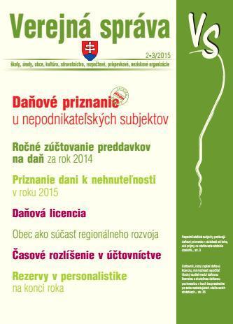 Verejná správa 2-3 2015