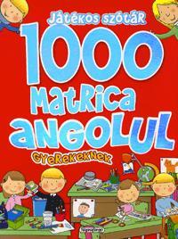 Játékos szótár: 1000 matrica angolul gyerekeknek