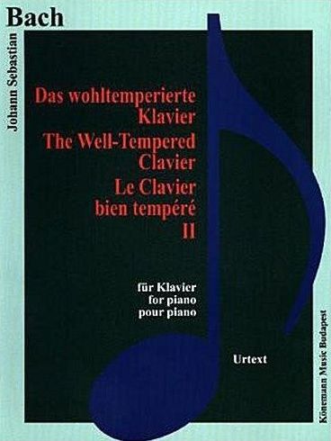 Kniha Bach JS Das wohltemperierte Klavier II