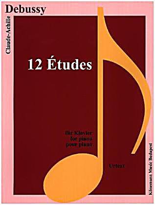 Kniha Debussy 12 Etudes