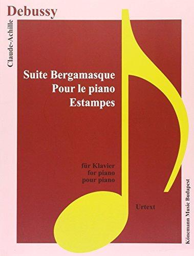 Kniha Debussy Suite Bergamasque, Pour le piano, Estampes